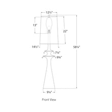 Load image into Gallery viewer, Lakmos Floor Lamp - line drawing.