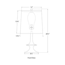 Load image into Gallery viewer, Lakmos Table Lamp - line drawing.