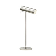 Load image into Gallery viewer, Lancelot LED Desk Lamp in Polished Nickel.