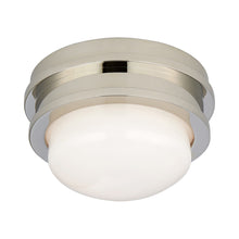 Load image into Gallery viewer, Launceton LED Flush Mount Ceiling Light in Polished Nickel.