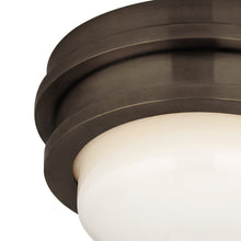 Load image into Gallery viewer, Launceton LED Flush Mount Ceiling Light in Detail.
