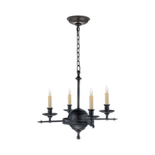 Load image into Gallery viewer, Leaf and Arrow Chandelier in Bronze (Small).
