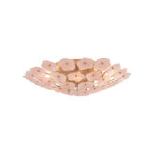 Load image into Gallery viewer, Leighton Flush Mount Ceiling Light in Soft Brass/Blush (Large).