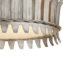 Load image into Gallery viewer, Leslie LED Semi Flush Mount Ceiling Light in Detail.