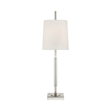 Load image into Gallery viewer, Lexington Table Lamp in Polished Nickel/Crystal.