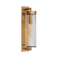 Load image into Gallery viewer, Liaison Bracketed Wall Light in Antique-Burnished Brass.