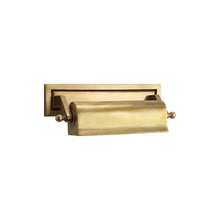 Load image into Gallery viewer, Library Picture Light in Hand-Rubbed Antique Brass (10.75-Inch).
