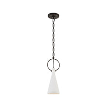 Load image into Gallery viewer, Limoges Pendant Light in Plaster White (Small).