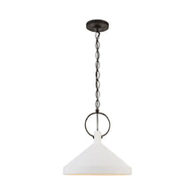Load image into Gallery viewer, Limoges Pendant Light in Plaster White (Large).