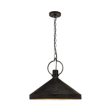 Load image into Gallery viewer, Limoges Pendant Light in Aged Iron (Grande).