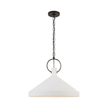Load image into Gallery viewer, Limoges Pendant Light in Plaster White (Grande).
