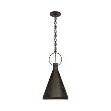 Load image into Gallery viewer, Limoges Pendant Light in Aged Iron (Tall).