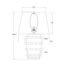 Load image into Gallery viewer, Linden Table Lamp - line drawing.