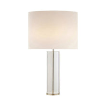 Load image into Gallery viewer, Lineham Table Lamp in Crystal/Polished Nickel(Large).