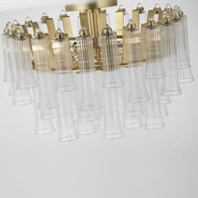Load image into Gallery viewer, Lorelei LED Semi Flush Mount Ceiling Light in Detail.