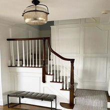 Load image into Gallery viewer, Lorford Semi Flush Mount Ceiling Light in stairs.