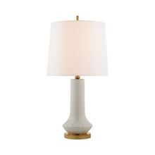 Load image into Gallery viewer, Luisa Table Lamp in White Crackle.