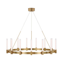 Load image into Gallery viewer, Mafra LED Chandelier in Hand-Rubbed Antique Brass (X-Large).