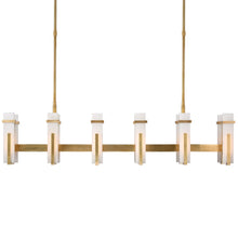 Load image into Gallery viewer, Malik LED Linear Chandelier in Detail.