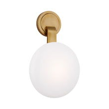 Load image into Gallery viewer, Marisol LED Bath Wall Light in Soft Brass.