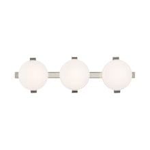 Load image into Gallery viewer, Marisol LED Vanity Wall Light in Polished Nickel.