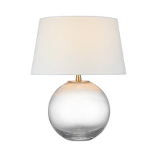 Load image into Gallery viewer, Masie LED Table Lamp in Clear Glass (Medium).