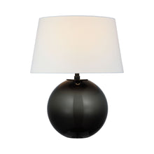 Load image into Gallery viewer, Masie LED Table Lamp in Smoked Glass (Medium).