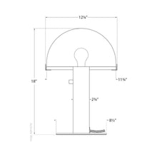 Load image into Gallery viewer, Melange LED Desk Lamp - line drawing.