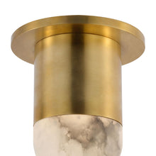 Load image into Gallery viewer, Melange Mini Monopoint LED Flush Mount Ceiling Light in Detail.