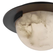 Load image into Gallery viewer, Melange Solitaire LED Flush Mount Ceiling Light in Detail.