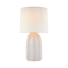 Load image into Gallery viewer, Melanie LED Table Lamp in Ivory(Large).