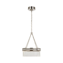 Load image into Gallery viewer, Menil LED Chandelier in Polished Nickel (20.5-Inch).