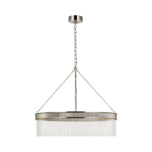 Load image into Gallery viewer, Menil LED Chandelier in Polished Nickel (29-Inch).