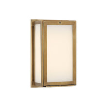 Load image into Gallery viewer, Mercer Bath Wall Light in Hand-Rubbed Antique Brass (Short).