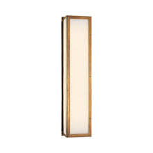 Load image into Gallery viewer, Mercer Bath Wall Light in Hand-Rubbed Antique Brass (Long).
