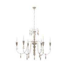 Load image into Gallery viewer, Michele Chandelier in Belgian White.
