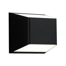 Load image into Gallery viewer, Ebb Outdoor LED Wall Light in Black.