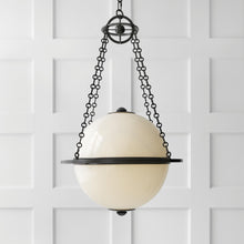 Load image into Gallery viewer, Modern Globe Pendant Light in Detail.