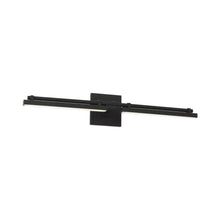 Load image into Gallery viewer, Kal LED Vanity Bath Light in Nightshade Black.
