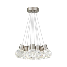 Load image into Gallery viewer, Kira LED Multi Light Pendant Light in Satin Nickel.