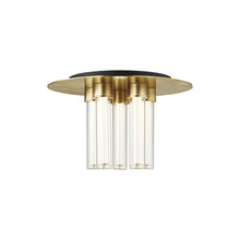 Load image into Gallery viewer, Kola LED Semi Flush Mount Ceiling Light in Natural Brass (5-Light).