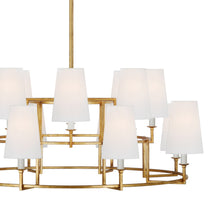 Load image into Gallery viewer, Modica Ring LED Chandelier in Detail.