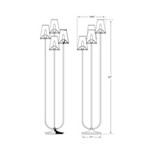 Load image into Gallery viewer, Montreuil Floor Lamp - line drawing.