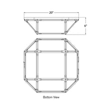 Load image into Gallery viewer, Morris Flush Mount Ceiling Light - line drawing.