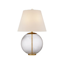 Load image into Gallery viewer, Morton Table Lamp in Clear Glass (Small).