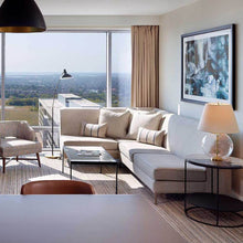 Load image into Gallery viewer, Morton Table Lamp in living room.