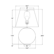 Load image into Gallery viewer, Morton Table Lamp - line drawing.