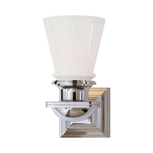 Load image into Gallery viewer, New York Subway Bath Wall Light in Chrome.