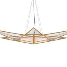 Load image into Gallery viewer, Ori LED Linear Chandelier in Detail.
