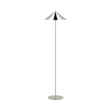 Load image into Gallery viewer, Orsay LED Floor Lamp in Polished Nickel.